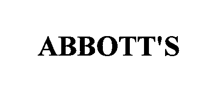 Trademark Logo ABBOTT'S
