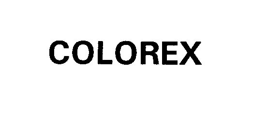 Trademark Logo COLOREX