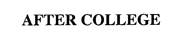 Trademark Logo AFTER COLLEGE