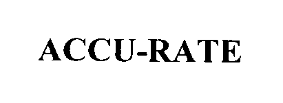  ACCU-RATE