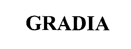 Trademark Logo GRADIA