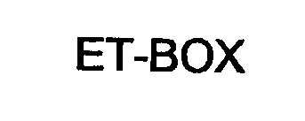 Trademark Logo ET-BOX
