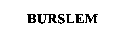 Trademark Logo BURSLEM