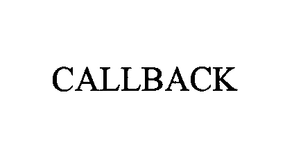 CALLBACK