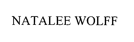 Trademark Logo NATALEE WOLFF