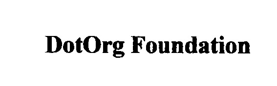 Trademark Logo DOTORG FOUNDATION