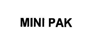 Trademark Logo MINI PAK