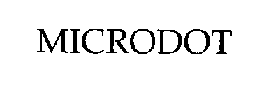 Trademark Logo MICRO DOTS