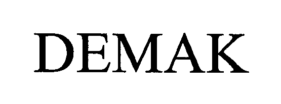 Trademark Logo DEMAK
