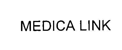 Trademark Logo MEDICA LINK