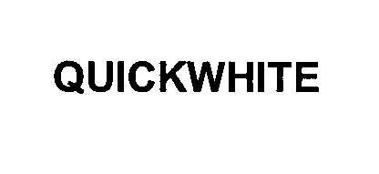 Trademark Logo QUICKWHITE
