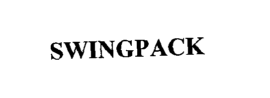 Trademark Logo SWINGPACK