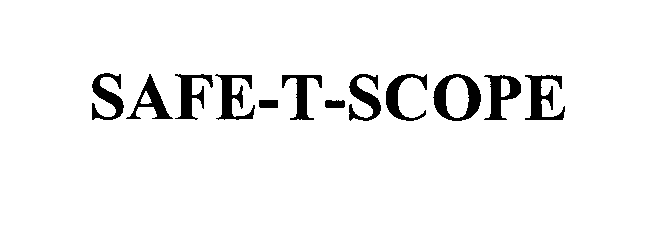 Trademark Logo SAFE-T-SCOPE