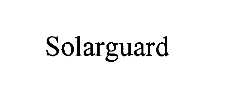 Trademark Logo SOLARGUARD