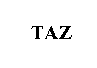 Trademark Logo TAZ