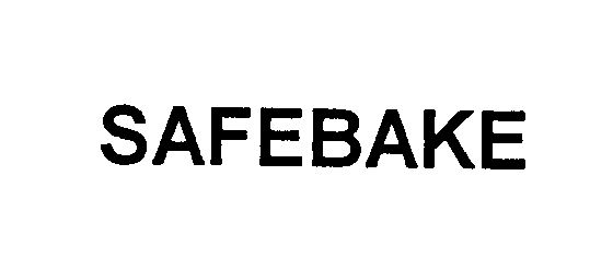 Trademark Logo SAFEBAKE