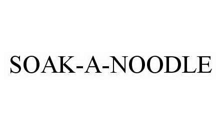 Trademark Logo SOAK-A-NOODLE