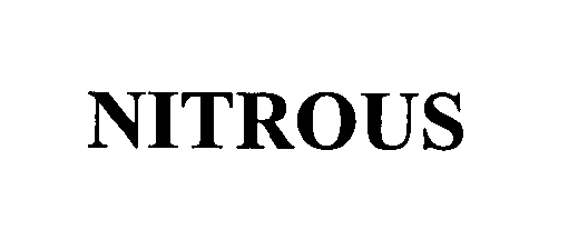 Trademark Logo NITROUS