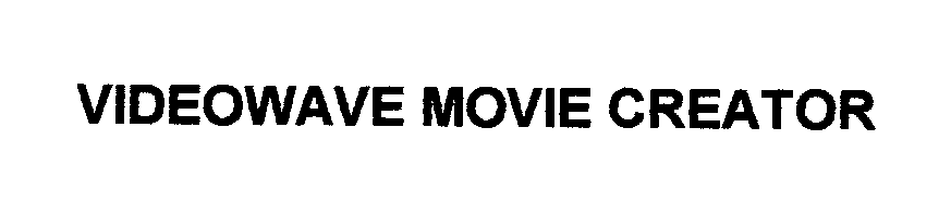 Trademark Logo VIDEOWAVE MOVIE CREATOR