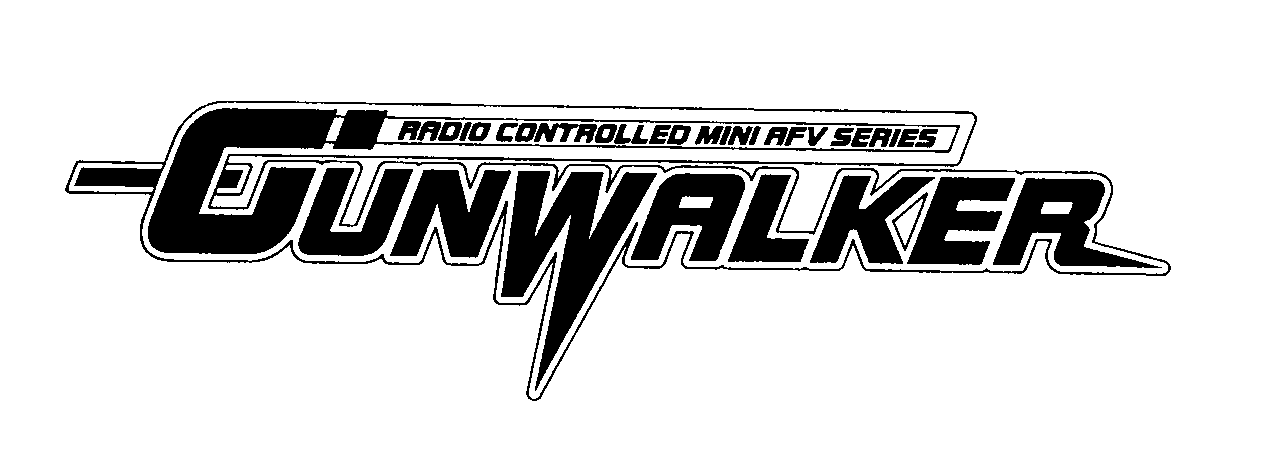 Trademark Logo GUNWALKER RADIO CONTROLLED MINI RFV SERIES