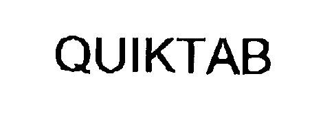 Trademark Logo QUIKTAB