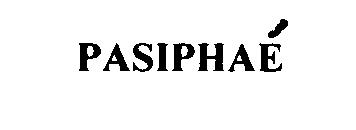 Trademark Logo PASIPHAÉ