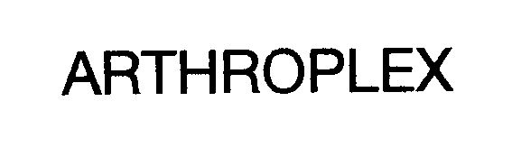 Trademark Logo ARTHROPLEX