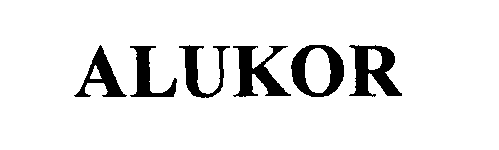 Trademark Logo ALUKOR