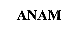 Trademark Logo ANAM