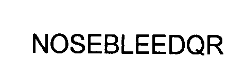 Trademark Logo NOSEBLEEDQR