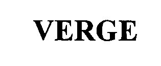 Trademark Logo VERGE