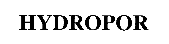 Trademark Logo HYDROPOR