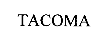 Trademark Logo TACOMA