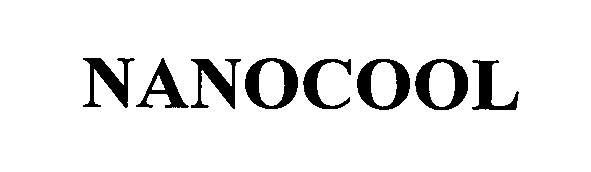 Trademark Logo NANOCOOL
