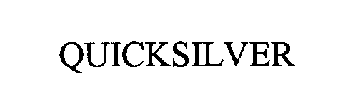 Trademark Logo QUICKSILVER