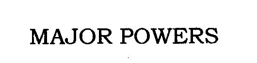  MAJOR POWERS