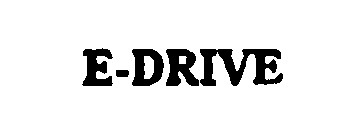 Trademark Logo E-DRIVE