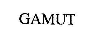 Trademark Logo GAMUT