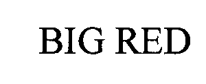 Trademark Logo BIG RED
