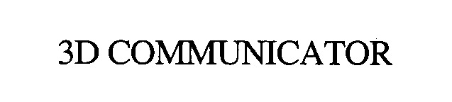 Trademark Logo 3D COMMUNICATOR
