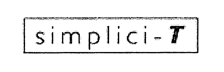Trademark Logo SIMPLICI-T