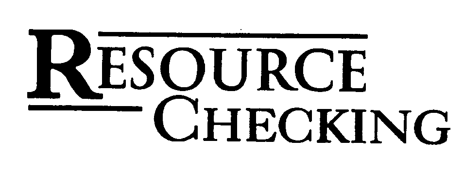  RESOURCE CHECKING