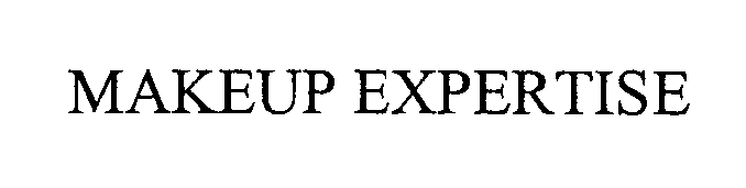 Trademark Logo MAKEUP EXPERTISE