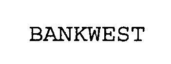 Trademark Logo BANKWEST