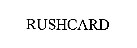 Trademark Logo RUSHCARD