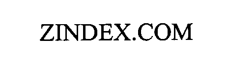 Trademark Logo ZINDEX.COM