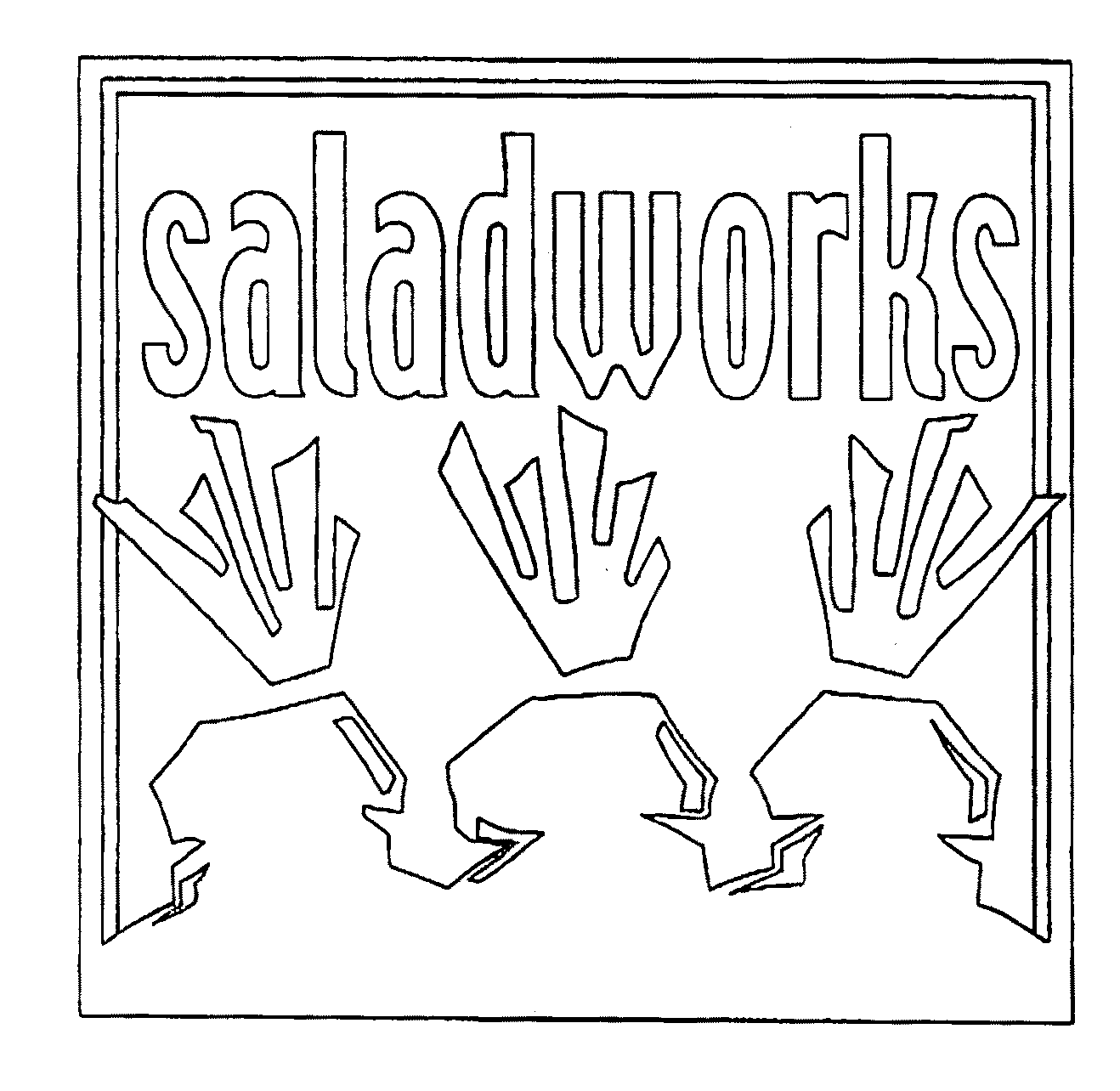 Trademark Logo SALADWORKS