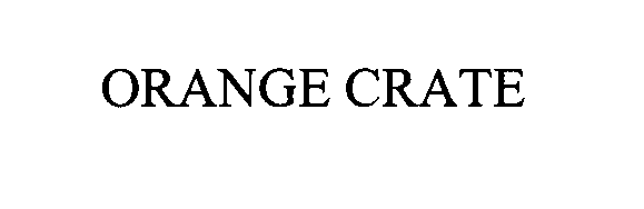  ORANGE CRATE