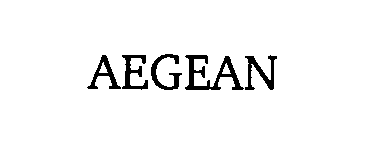 Trademark Logo AEGEAN