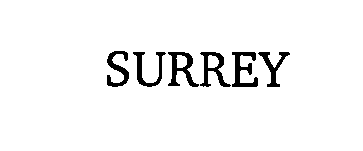 Trademark Logo SURREY